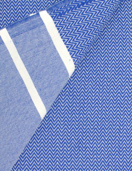 Toalla Chevron 2x1m. — Color: Azul Rey