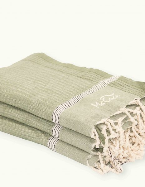 Toalla playa Natte 2x1m. — Color: Kaki