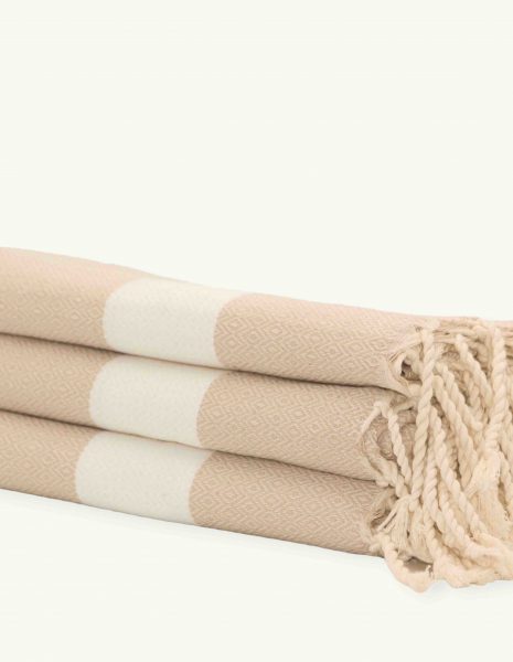Toalla Diamant 2X1m. — Color: Beige