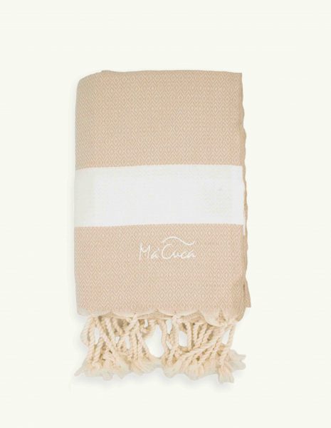 Toalla Diamant 2X1m. — Color: Beige