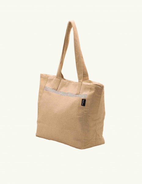 Bolso playa Natte cremallera — Color: Arena