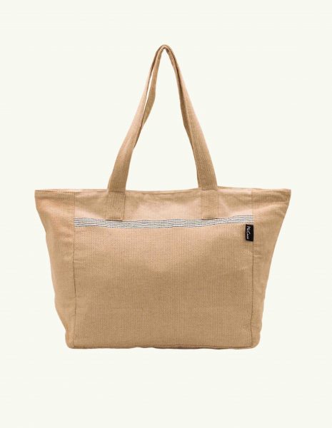 Bolso playa Natte cremallera — Color: Arena
