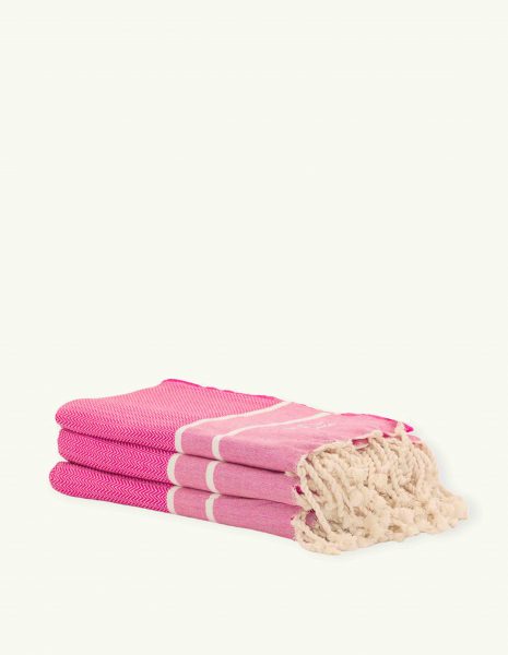 Toalla Chevron 2x1m. — Color: Fucsia