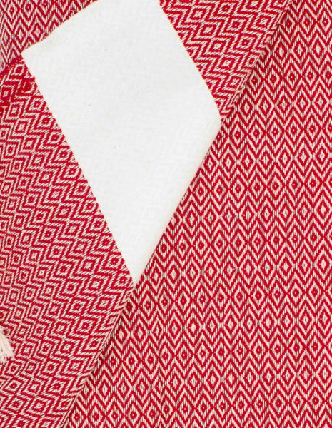 Toalla Diamant 2X1m. — Color: Rojo