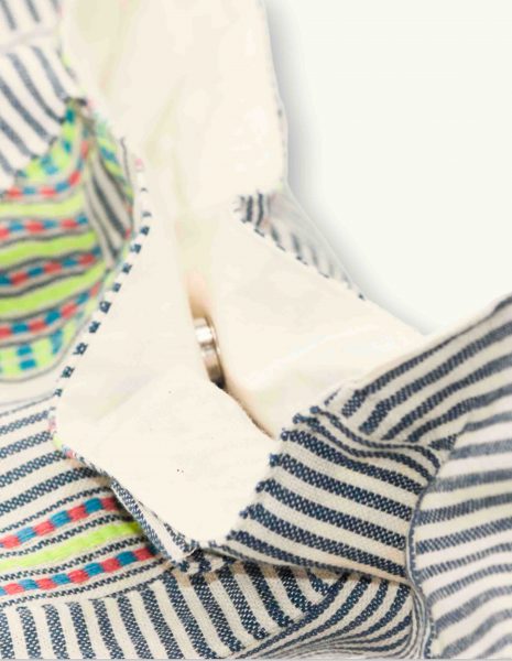 Bolso playa Berber botón