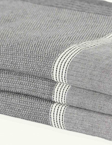 Toalla playa Natte 2x1m. — Color: Gris oscuro