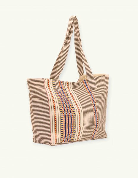 Bolso playa Berber cremallera — Color: Terracota