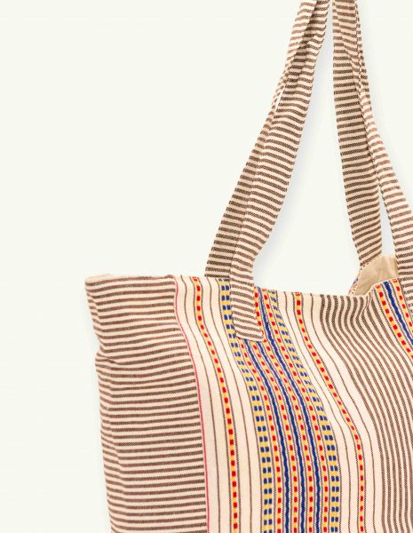 Bolso playa Berber cremallera — Color: Terracota
