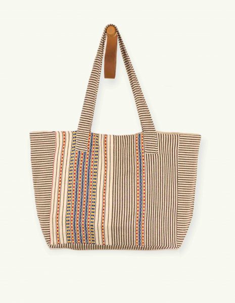 Bolso playa Berber cremallera — Color: Terracota