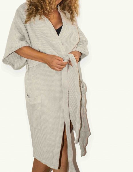 Albornoz Tokio, Unisex — Color: Gris | Talla: M