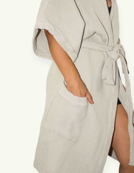 Albornoz Tokio, Unisex — Color: Gris | Talla: M