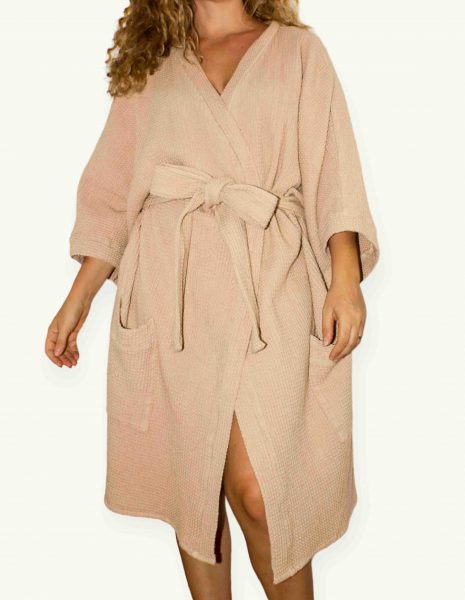 Albornoz Tokio, Unisex — Color: Beige | Talla: M