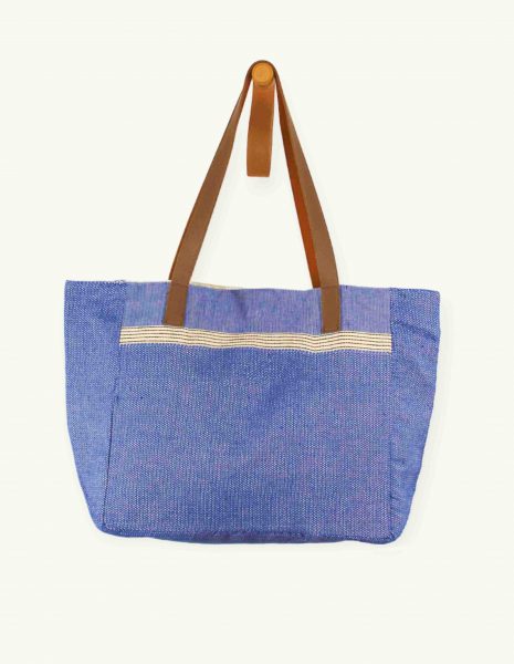 Bolso asa cuero Natte cremallera