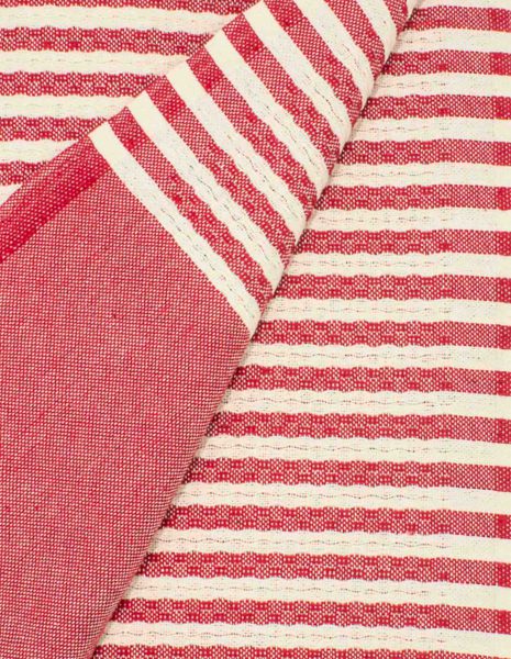 Toalla de playa Marinera 2x1m. — Color: Rojo | Crudo