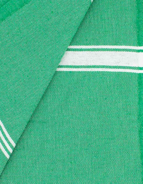 Toalla versátil Las Palmas 2x2m. — Color: Verde | Blanco