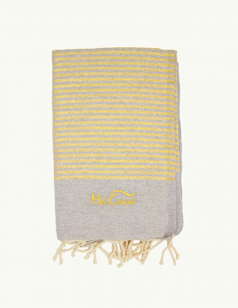 Deco Lurex 2x1m. — Color: Gris | Dorado