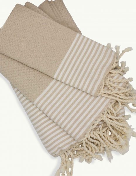 Toalla baño Zante 65x120cm. — Color: Beige claro