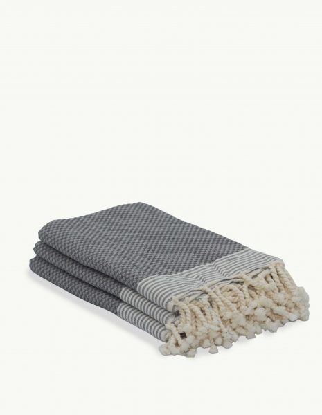 Toalla baño Zante 65x120cm. — Color: Gris oscuro