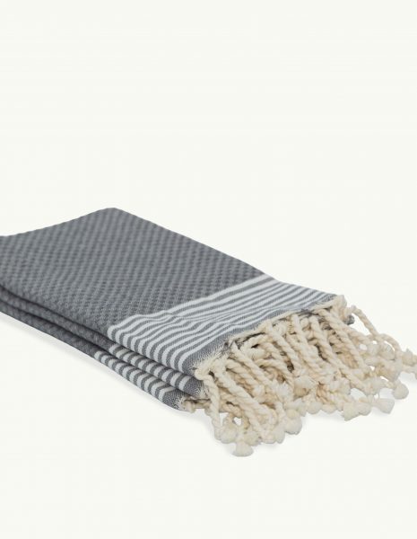 Toalla baño Zante 65x120cm. — Color: Gris oscuro