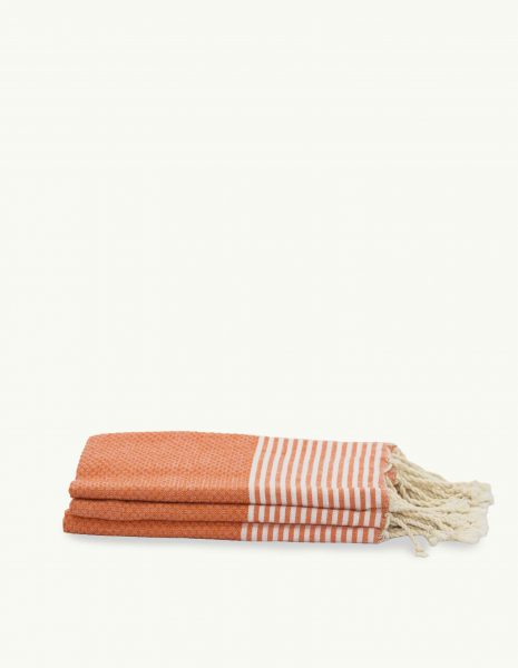 Toalla baño Zante 65x120cm. — Color: Naranja