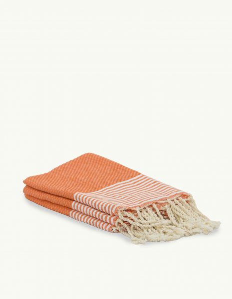 Toalla baño Zante 65x120cm. — Color: Naranja