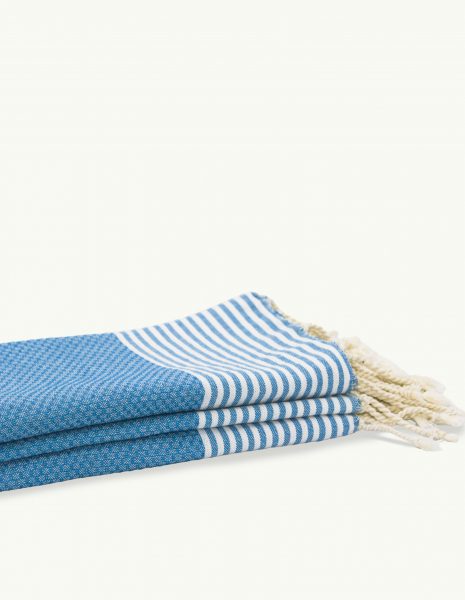 Toalla baño Zante 65x120cm. — Color: Azul turquesa