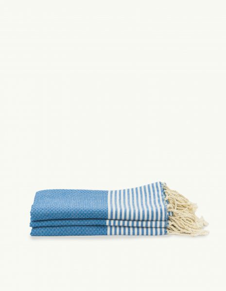 Toalla baño Zante 65x120cm. — Color: Azul turquesa