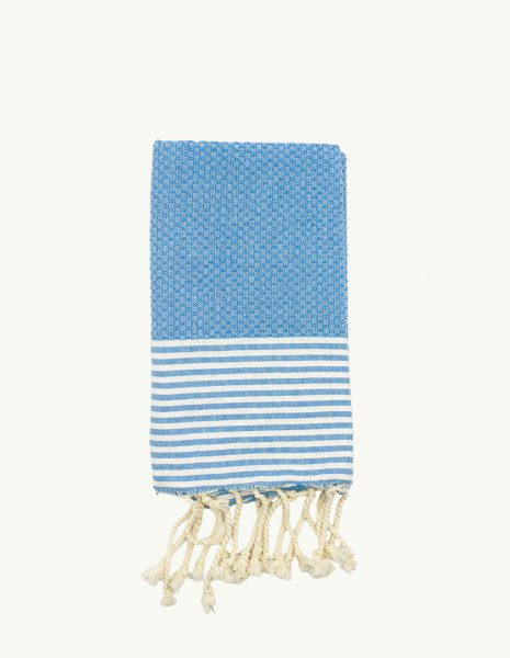 Toalla baño Zante 65x120cm. — Color: Azul turquesa