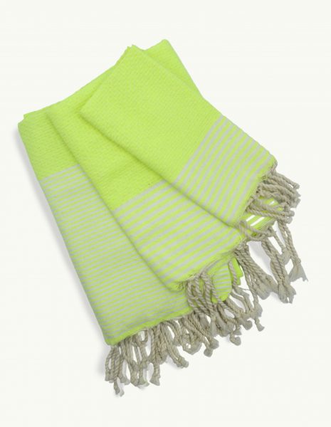 Toalla baño Zante 65x120cm. — Color: Verde Fluor