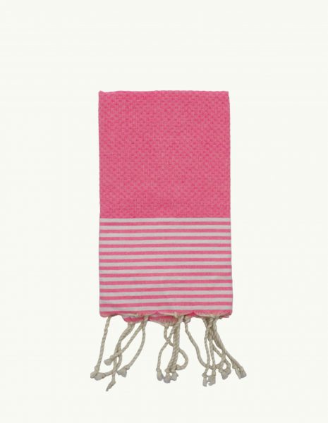 Toalla baño Zante 65x120cm. — Color: Rosa fluor