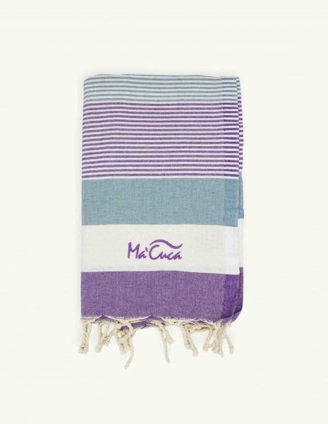 Toalla playa Medina 2x1m. — Color: Violeta | Jean