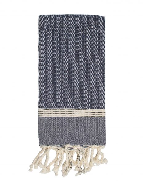 Toalla baño Natte 65x120cm. — Color: Azul marino