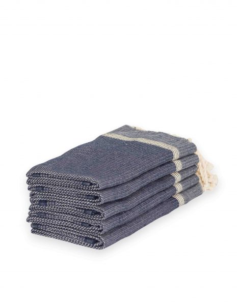 Toalla baño Natte 65x120cm. — Color: Azul marino