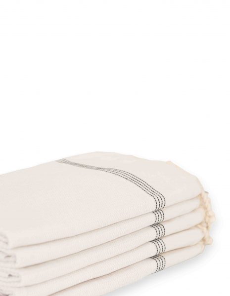 Toalla baño Natte 65x120cm. — Color: Blanco