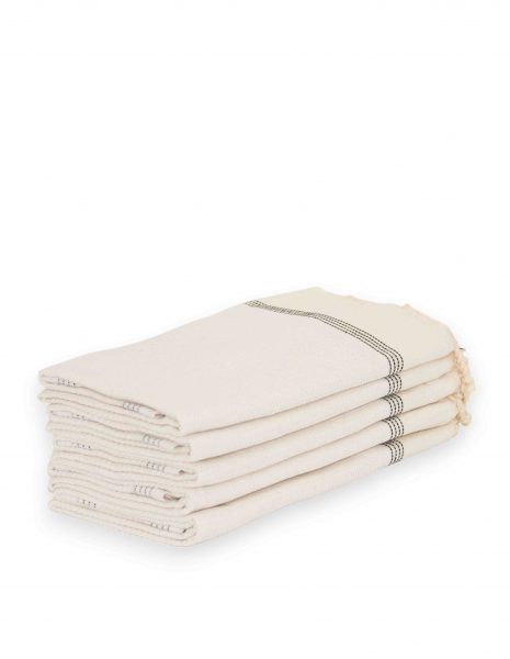 Toalla baño Natte 65x120cm. — Color: Blanco