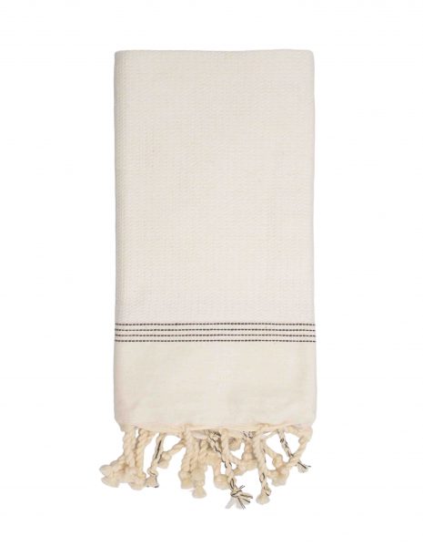 Toalla baño Natte 65x120cm. — Color: Blanco