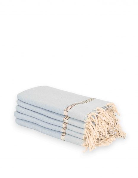 Toalla baño Natte 65x120cm. — Color: Celeste
