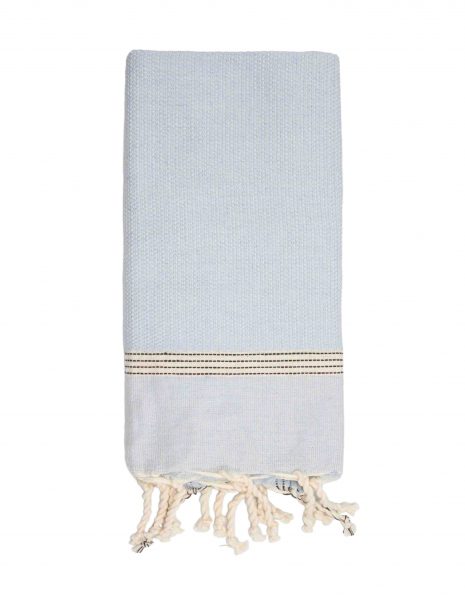 Toalla baño Natte 65x120cm. — Color: Celeste