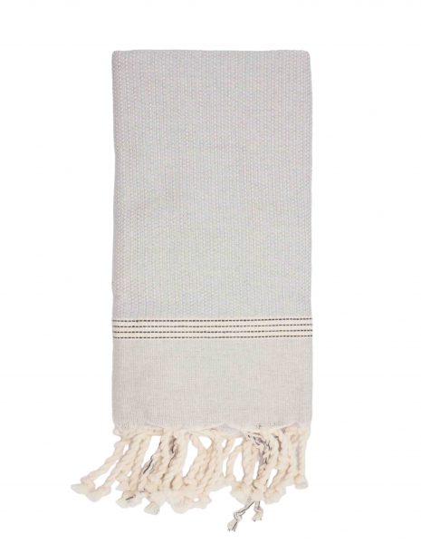 Toalla baño Natte 65x120cm. — Color: Gris claro