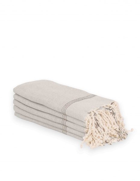 Toalla baño Natte 65x120cm. — Color: Gris claro