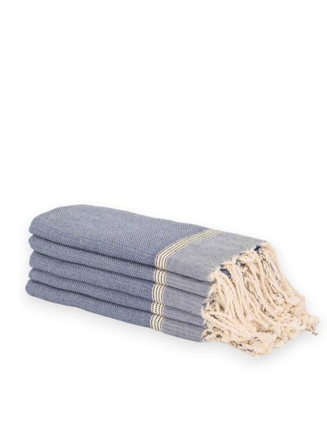 Toalla baño Natte 65x120cm. — Color: Azul Jean