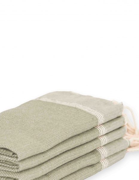 Toalla baño Natte 65x120cm. — Color: Kaki