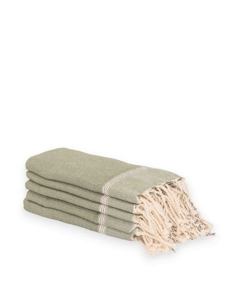 Toalla baño Natte 65x120cm. — Color: Kaki