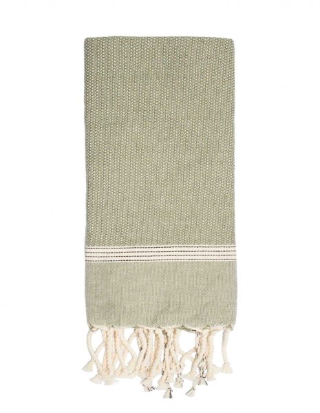 Toalla baño Natte 65x120cm. — Color: Kaki