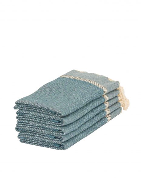 Toalla baño Natte 65x120cm. — Color: Azul petroleo