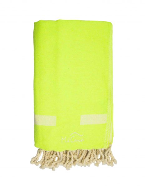 Fouta Haiti 2x1m. — Color: Verde Fluor
