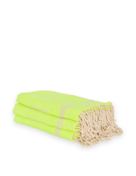 Fouta Haiti 2x1m. — Color: Verde Fluor