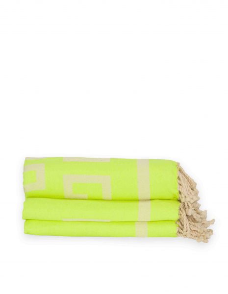 Fouta Haiti 2x1m. — Color: Verde Fluor