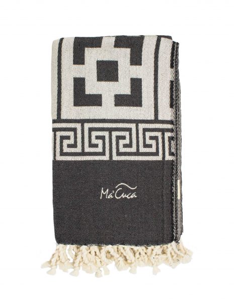 Fouta Martinica 2x1m. — Color: Negro