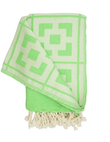 Fouta Martinica 2x1m. — Color: Verde pradera